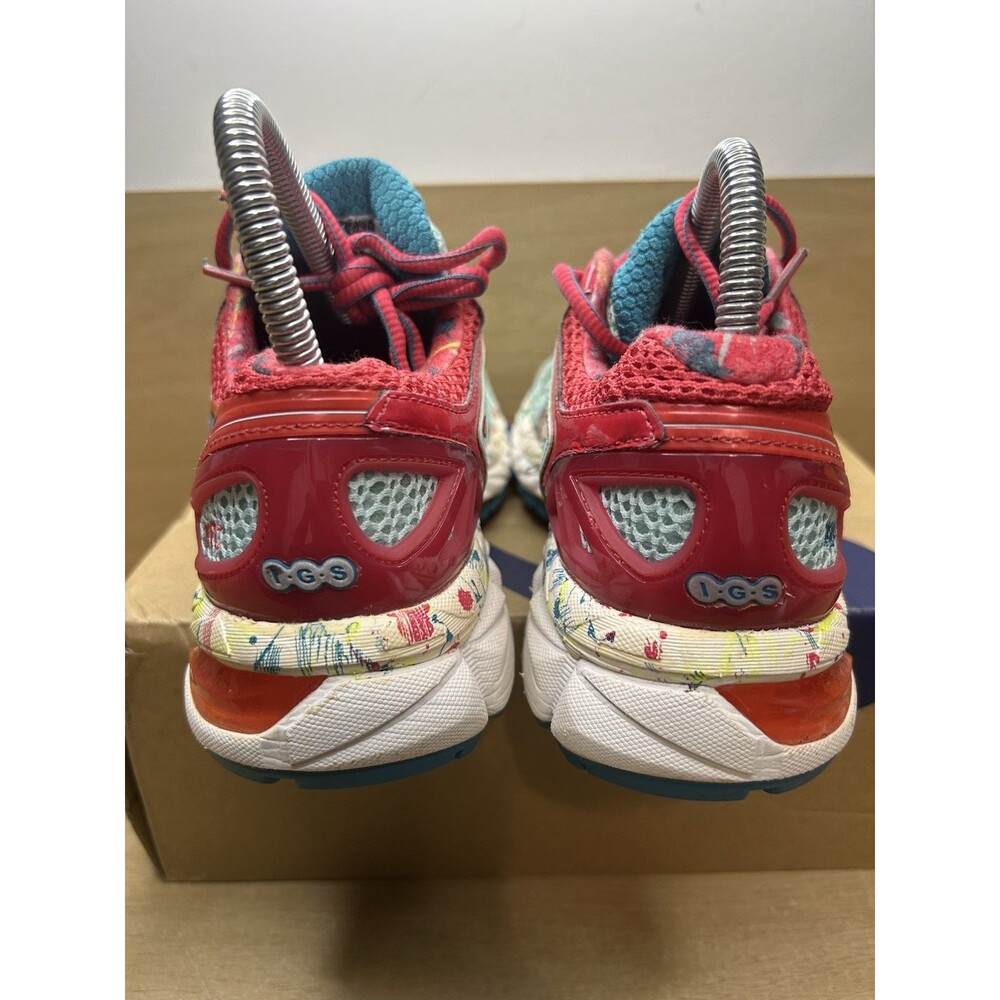 ASICS Gel Kayano 21 Shoes Womens Size 7 Mint Green Pink Athletic Running Sneaker - Picture 8 of 13